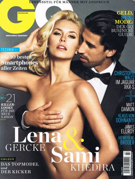 La cover di GQ dedicata  al nuovo centrocampista della Juventus e alla fidanzata Lena, era il 2012